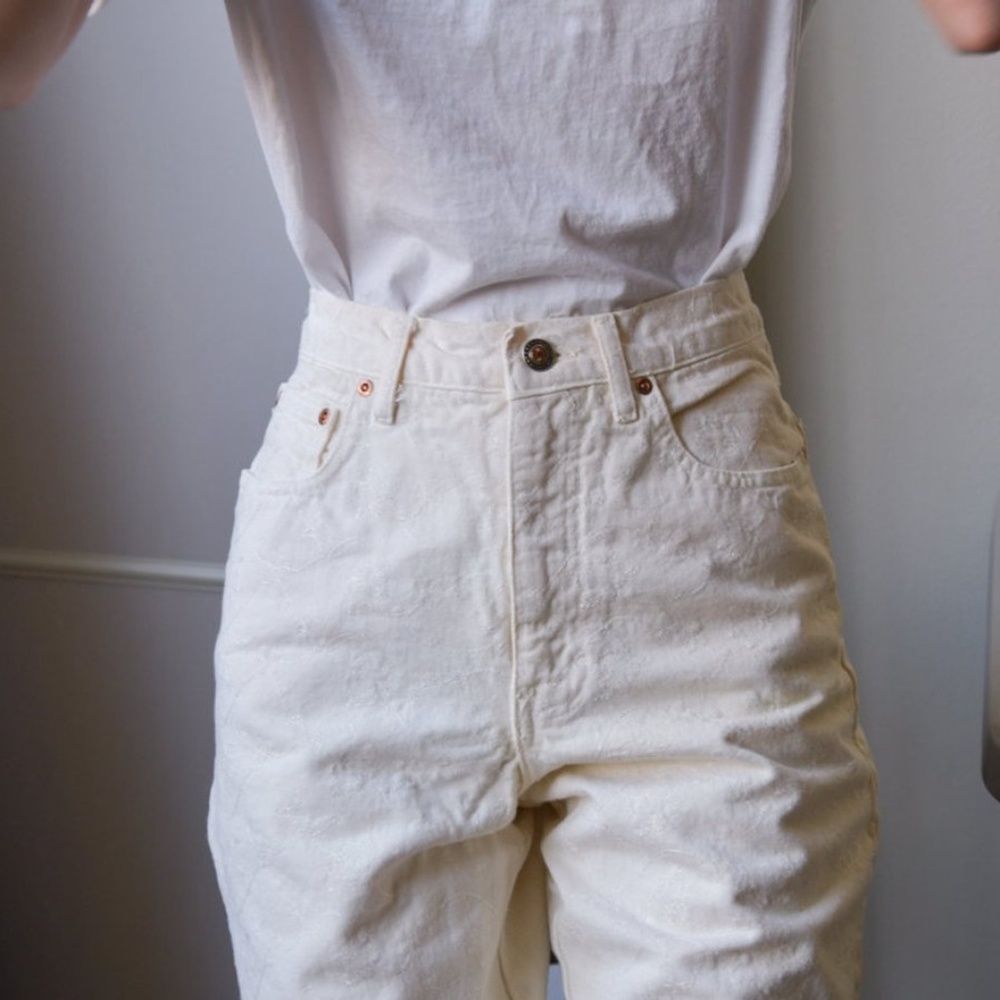RARE Vintage Levi's 512 White High Rise